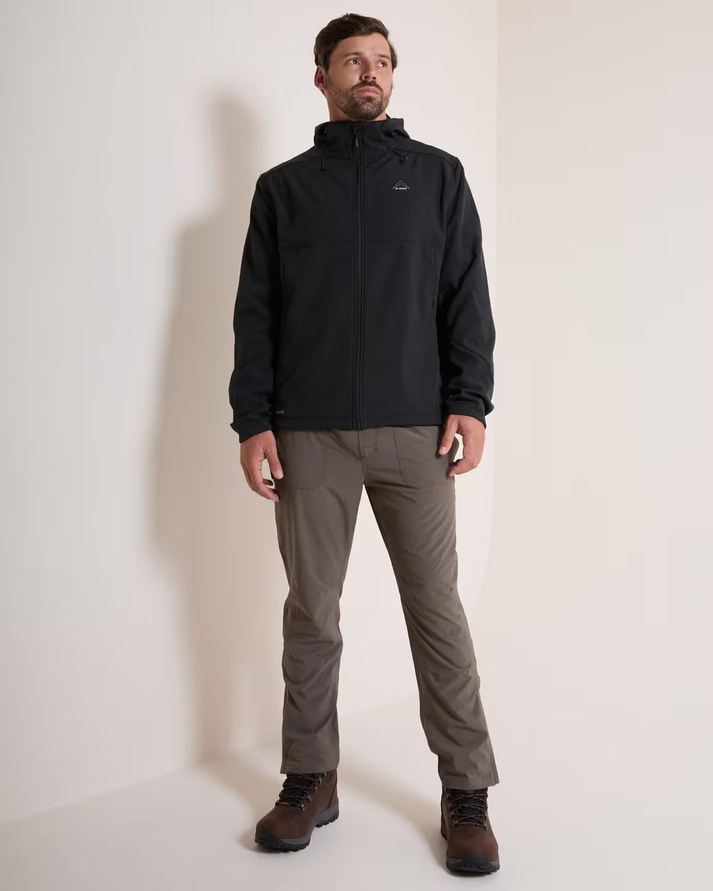 K-WAY Men's Aiden 2-Ply Softshell Jacket