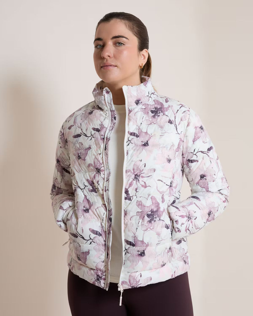 K-WAY Women's Gaia Printed Puffer Jacket