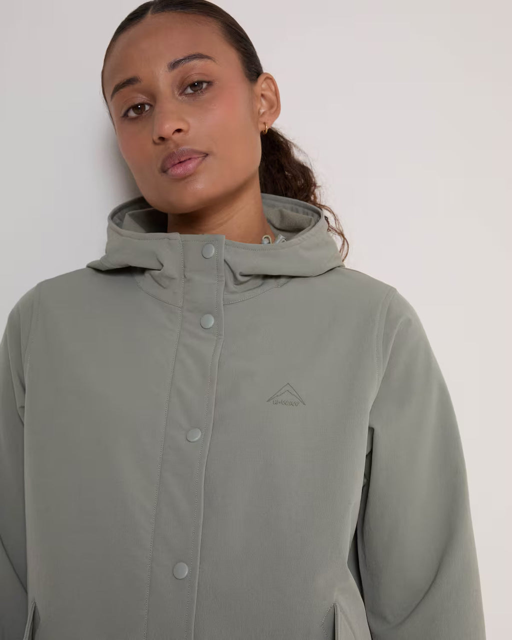 K-Way Women's Mizzel Softshell Windbreaker Jacket