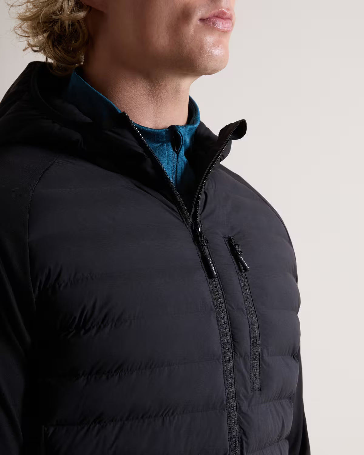 K-WAY Men's Wellington Hybrid Puffer Jacket