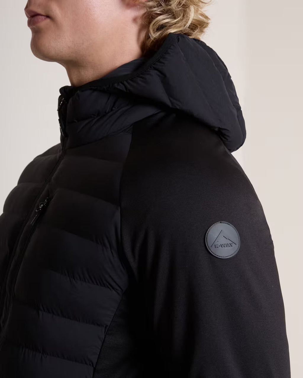 K-WAY Men's Wellington Hybrid Puffer Jacket