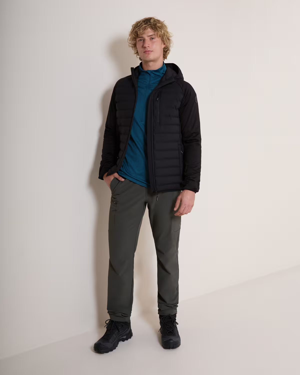 K-WAY Men's Wellington Hybrid Puffer Jacket