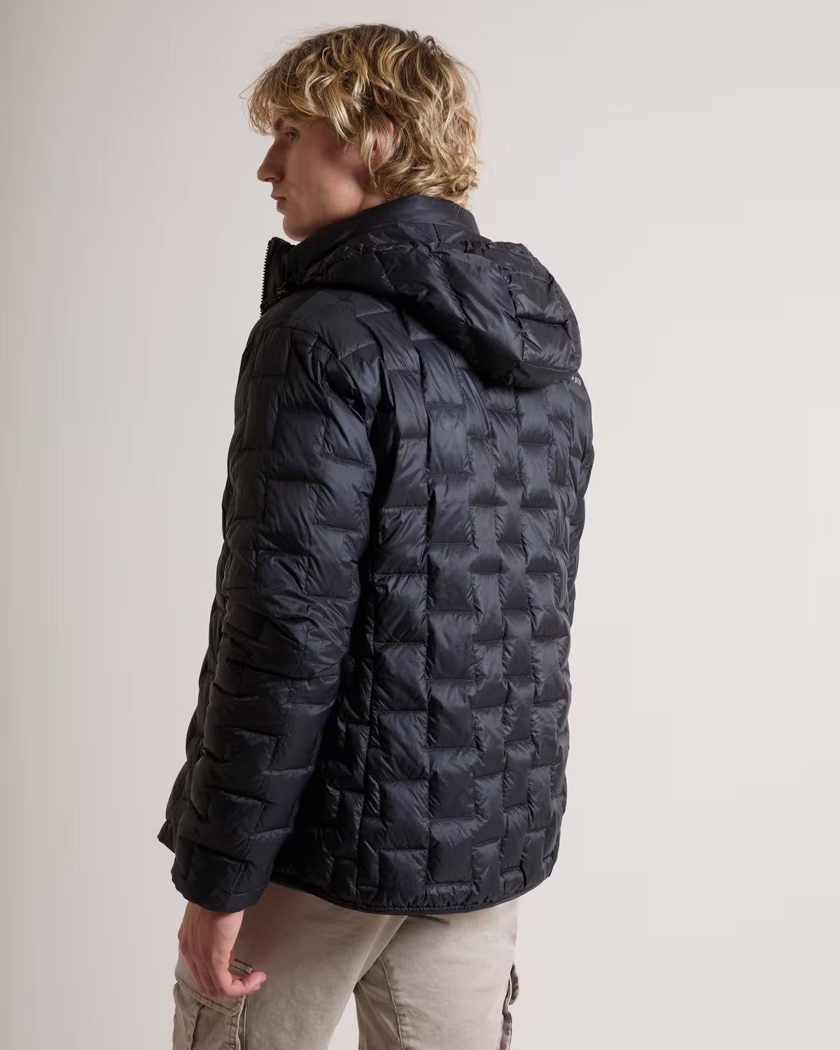 K-WAY Men's Lando Hooded Down Jacket