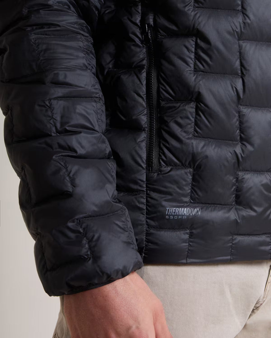 K-WAY Men's Lando Hooded Down Jacket