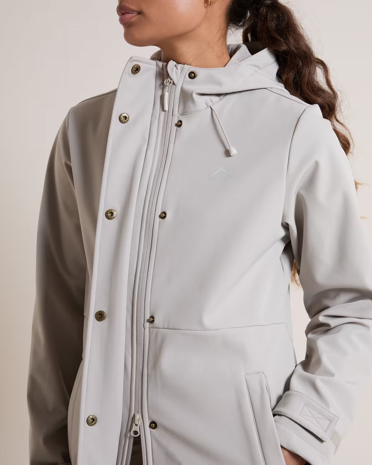K-WAY Women's Squall Softshell Knee-Length Jacket