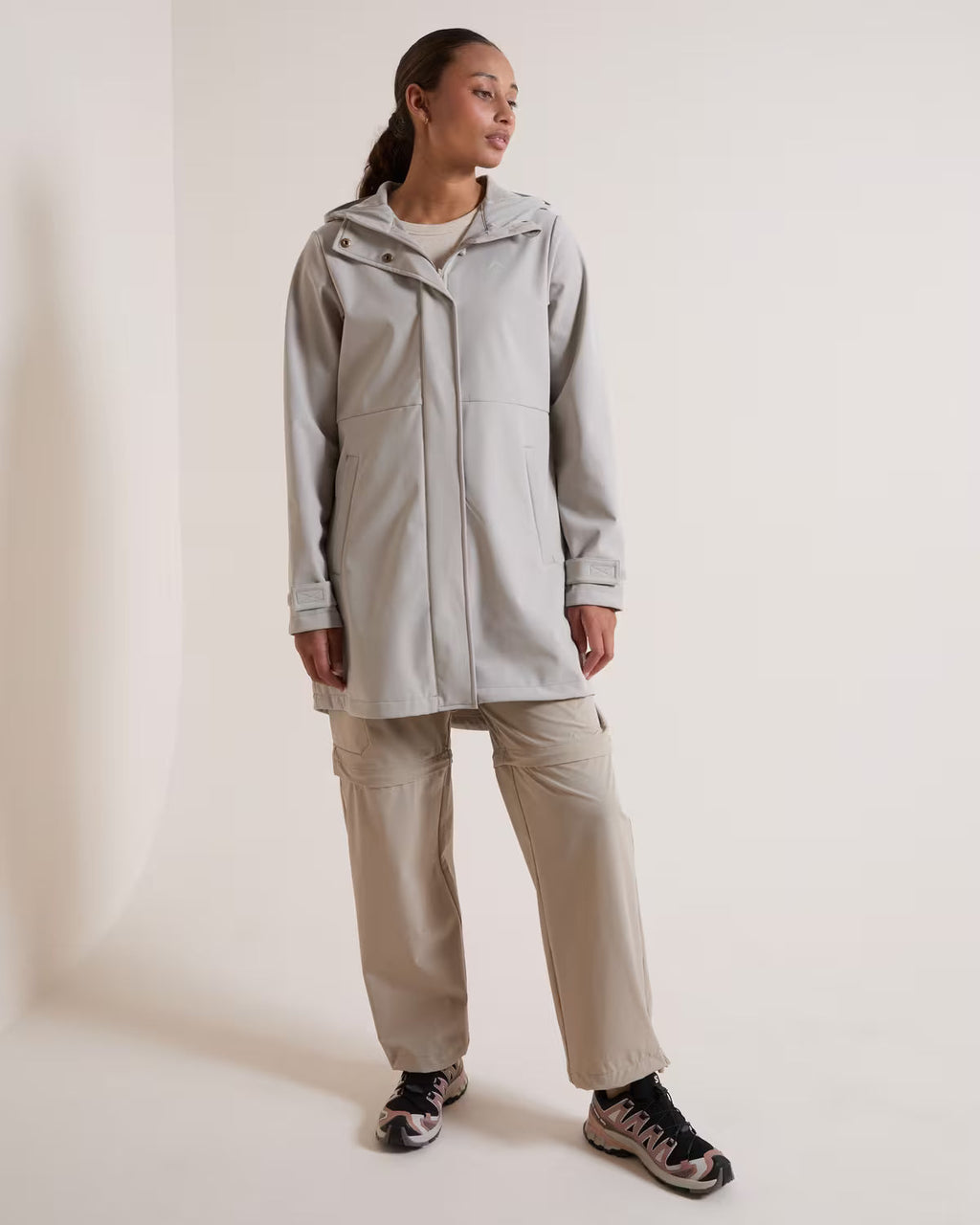 K-WAY Women's Squall Softshell Knee-Length Jacket