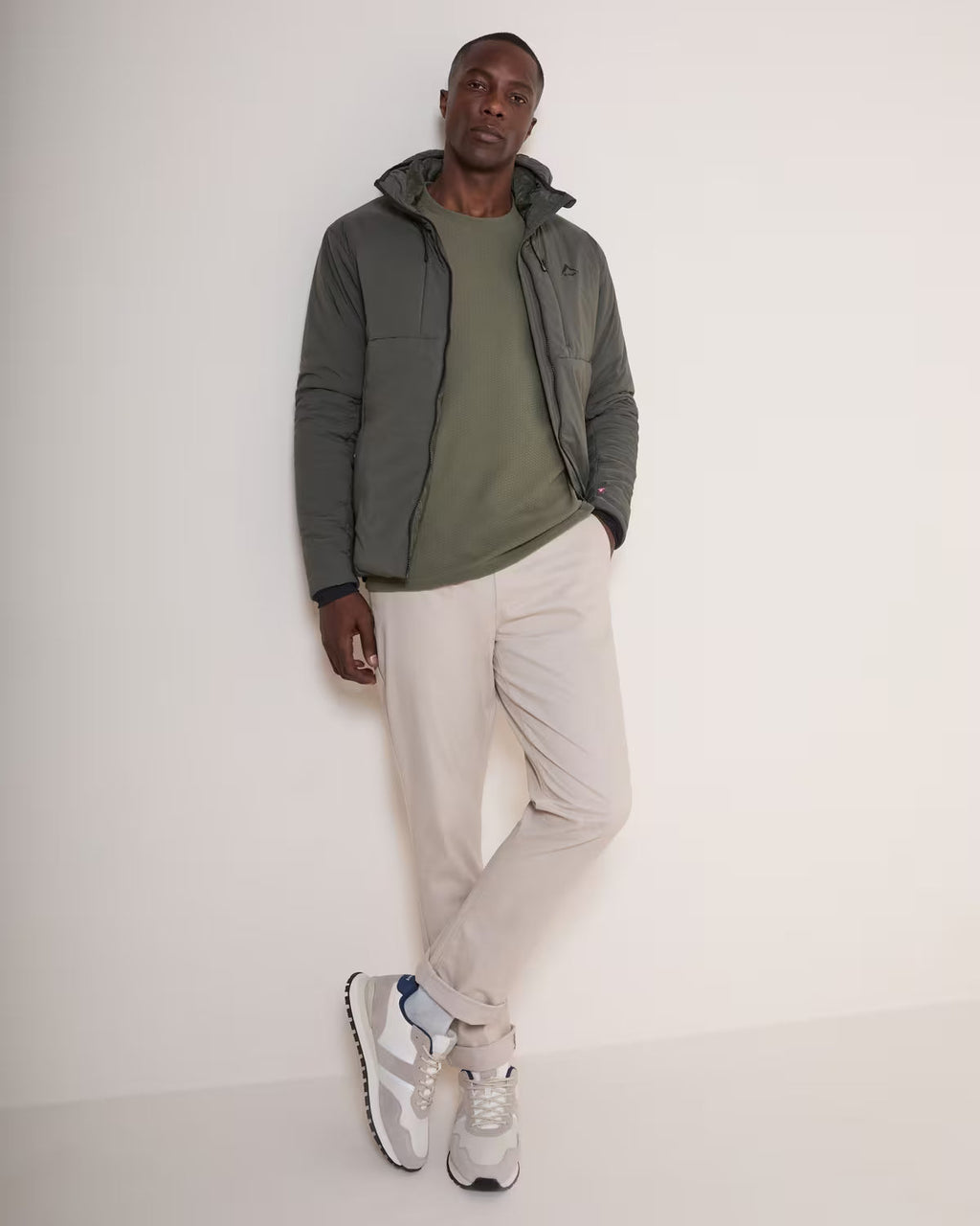K-WAY Men's Boulder Hooded Puffer Jacket