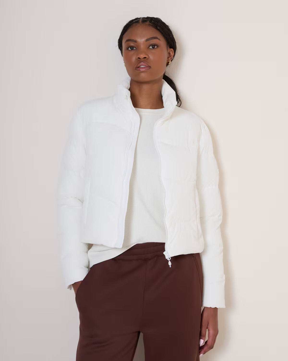 K-WAY Women's Jordaan Cropped Puffer Jacket