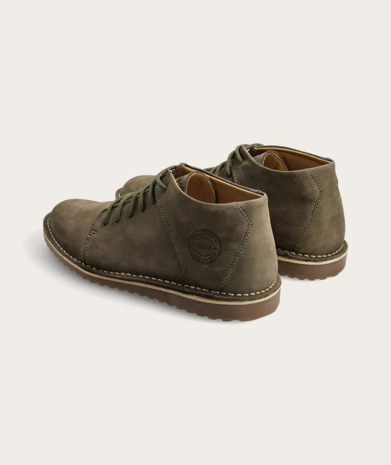FOM x Kolisi Standard Zwide Men's Vellies - Dark Olive