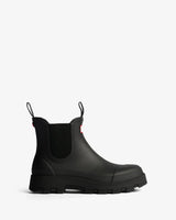 Hunter Unisex black elements elastic chelsea boot