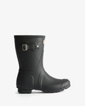 Hunter Women's tartan lining short wellington boot