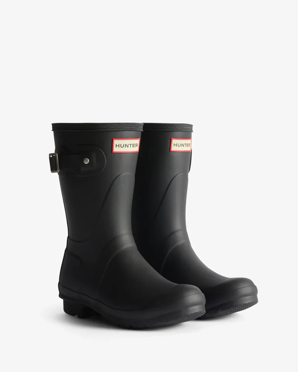 Hunter Women's tartan lining short wellington boot