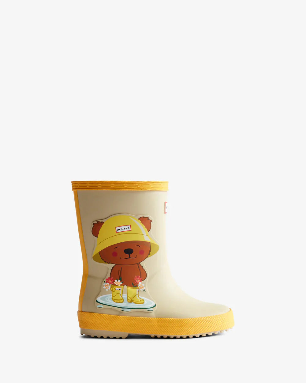 Hunter Original kids first (18 months-8 years) bear print wellington boot