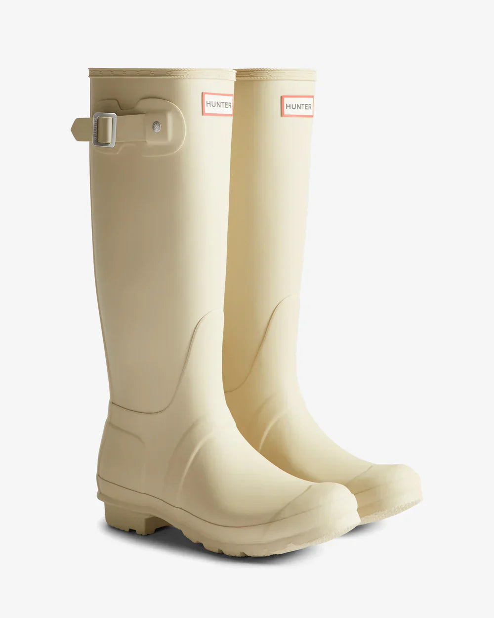Hunter Women's gravel tartan lining tall wellington boot