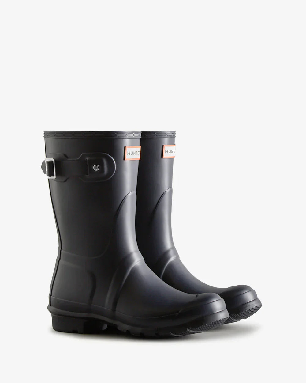 Hunter Women's navy original short wellington boot