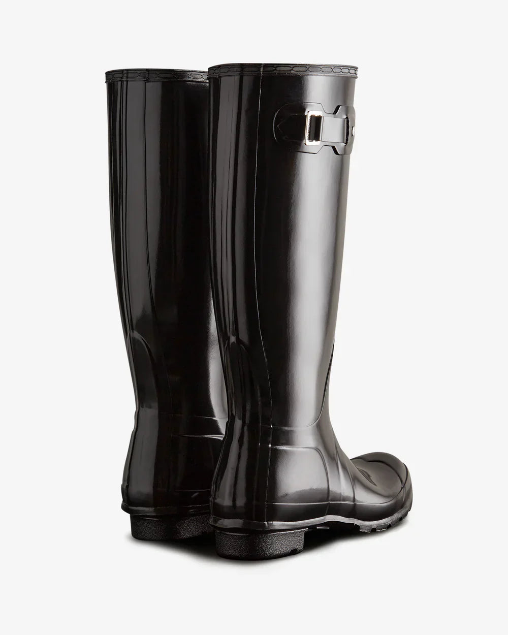 Hunter Women's black original tall gloss wellington boot