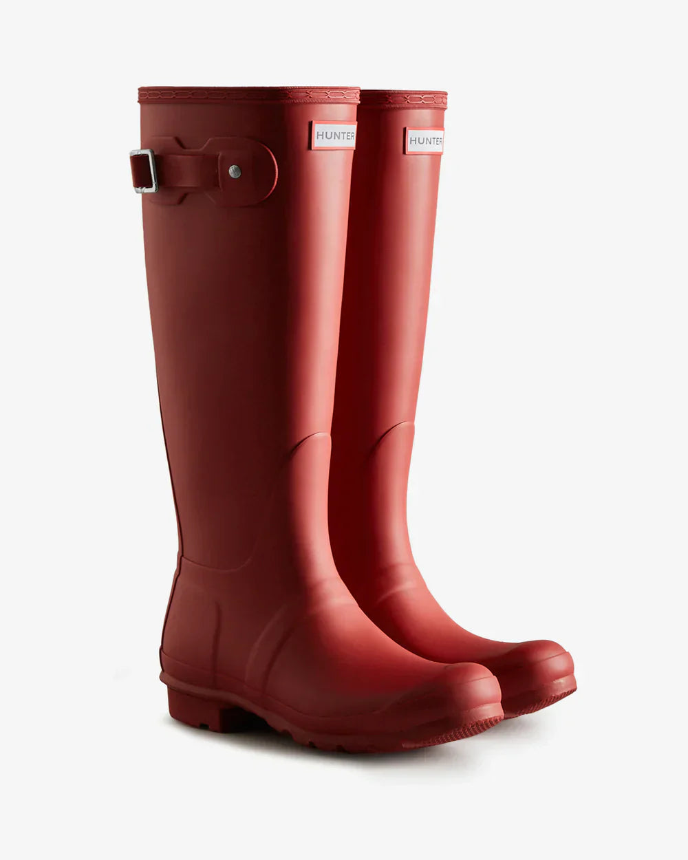 Hunter Women's military red original tall wellington boot