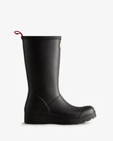 Hunter Women's black play tall wellington boot