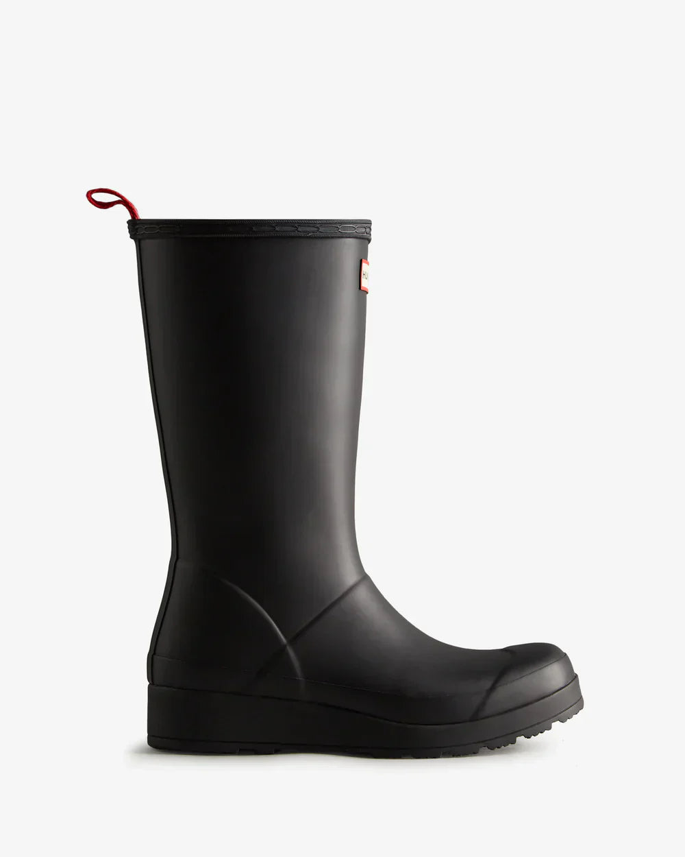 Hunter Women's black play tall wellington boot