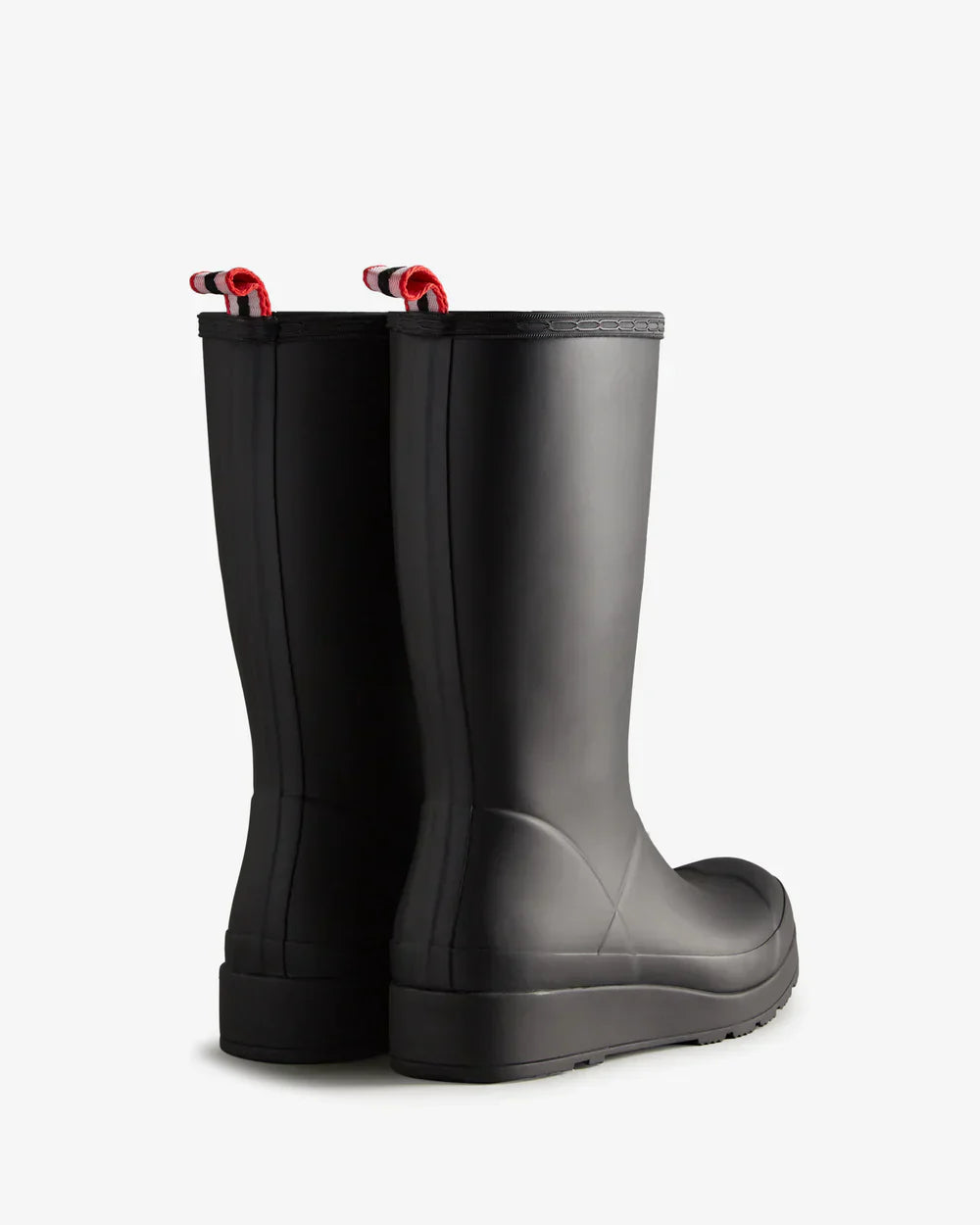 Hunter Women's black play tall wellington boot