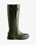 Hunter Women's dark olive balmoral adjustable 3mm neoprene wellington boot
