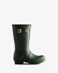 Hunter Original big kids (5-11 years) hunter green wellington boot