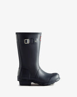 Hunter Original big kids (5-11 years) navy wellington boot