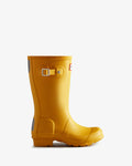 Hunter Original big kids (5-11 years) yellow wellington boot