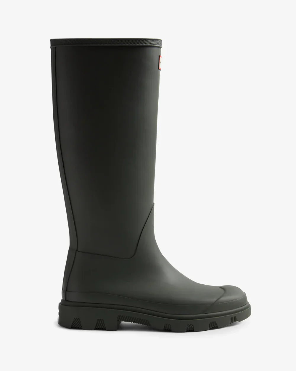 Hunter Unisex dark olive downpour tall wellington boot