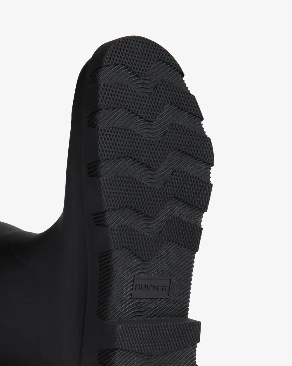 Hunter Unisex black downpour tall wellington boot
