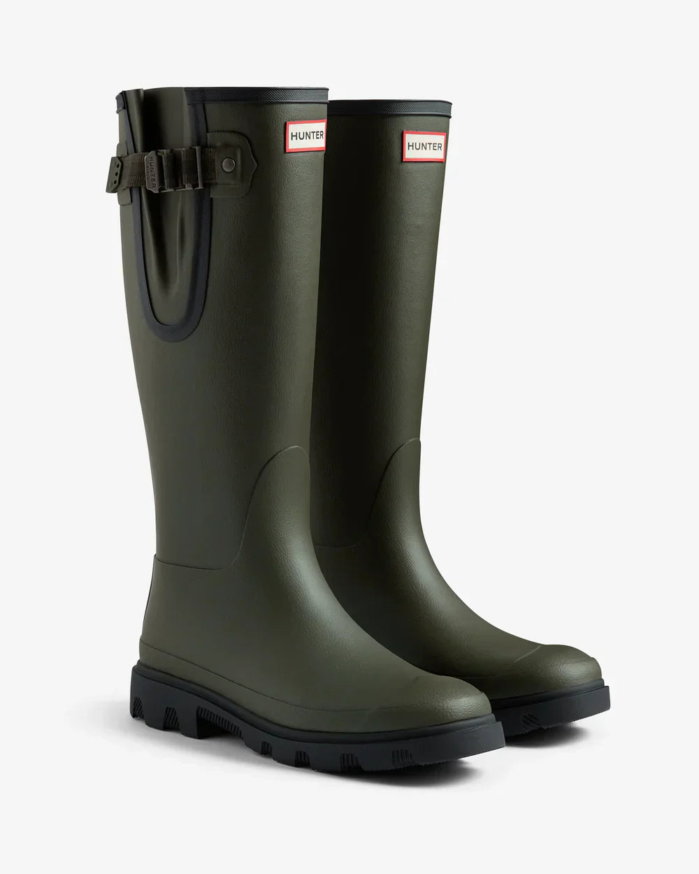 Hunter Unisex field downpour adjustable wellington boot