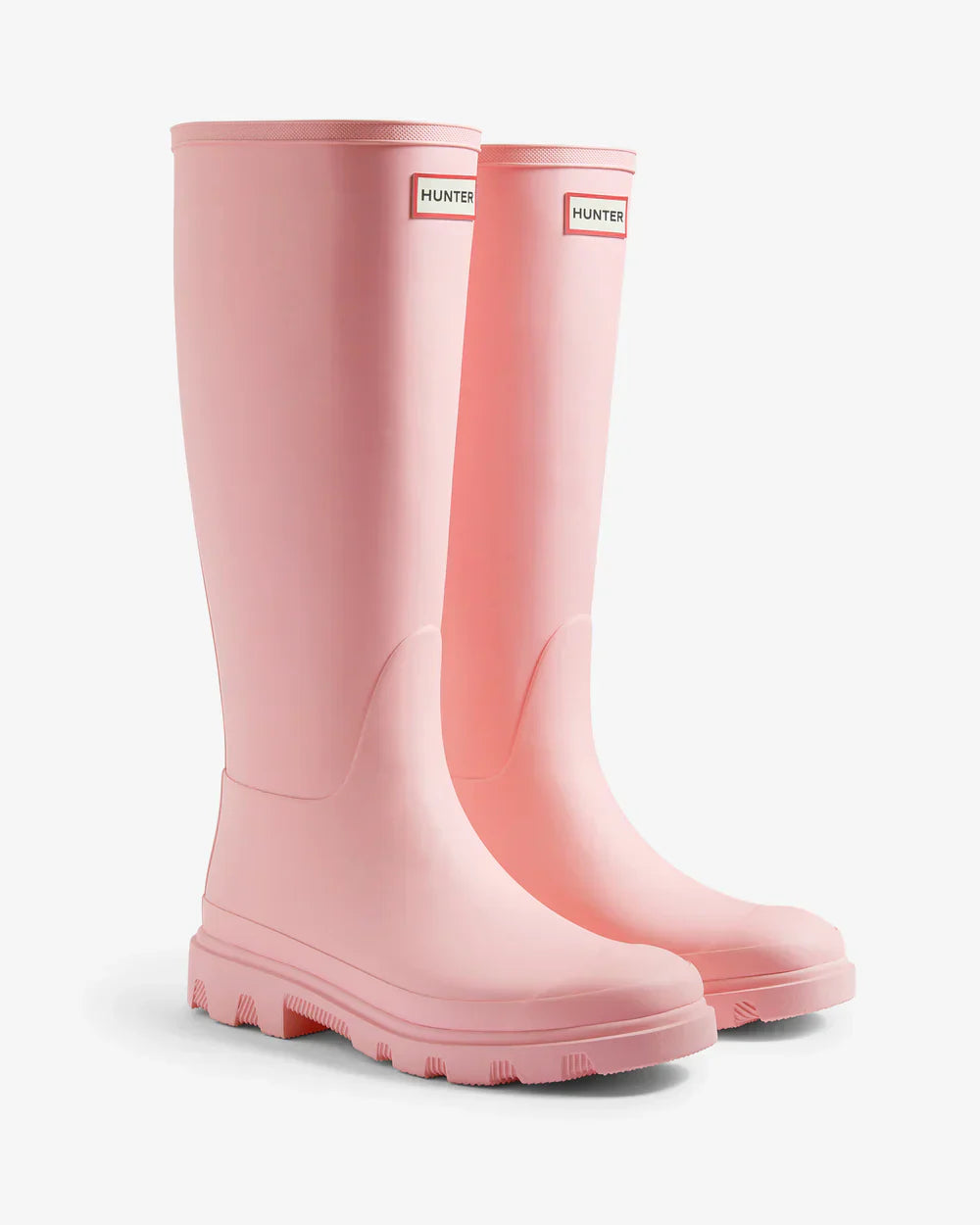 Hunter Women's parfait pink downpour tall wellington boot